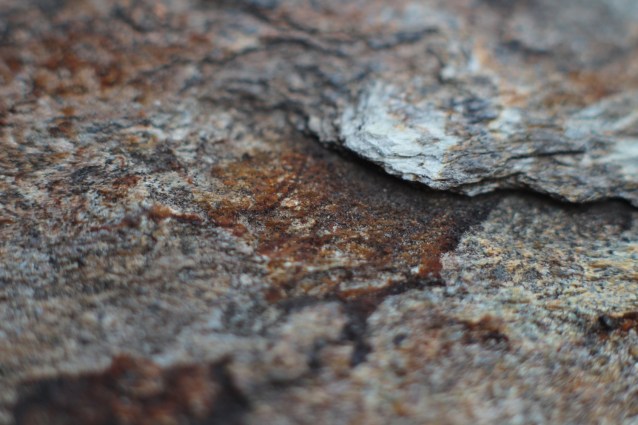 What oil/gas reservoir rock might look like, a mile below your feet, not much to look at but what a sh*t disturber